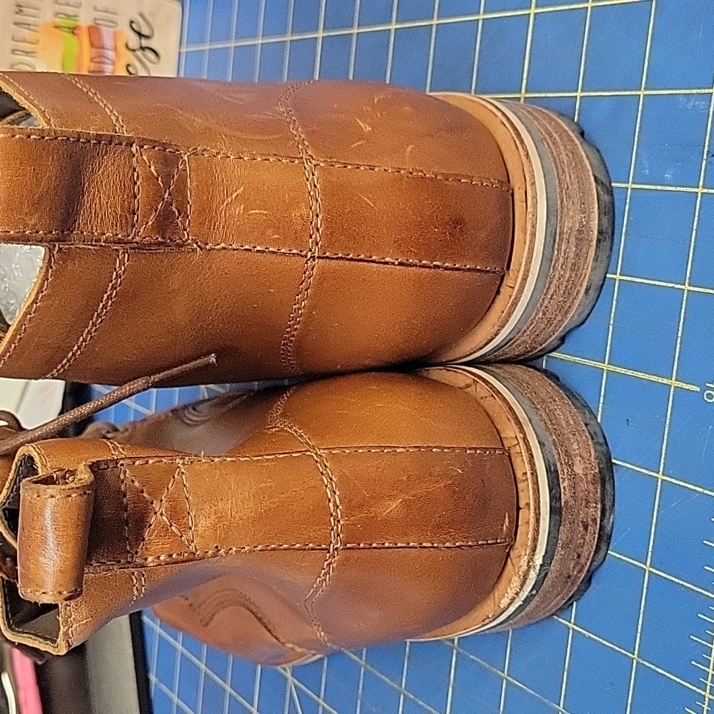 Helm Hollis Men's Brown Leather Boots New - Picture 2 of 11